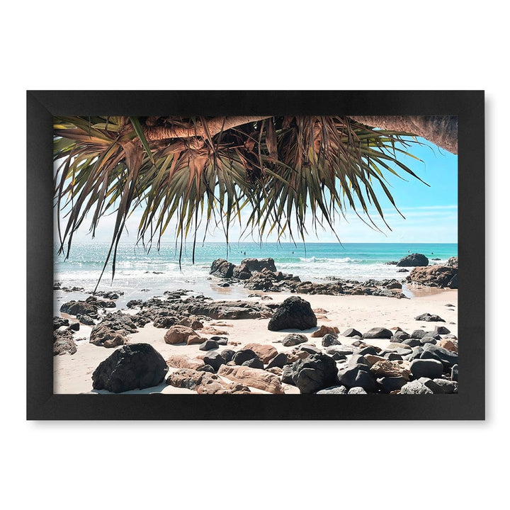 Kirra Surf Dreaming Wall Art Print A4 (21 x 29.7cm) / Matte Black Frame / No Border from our Australian Made Framed Wall Art, Prints & Posters collection by Profile Products (Australia) Pty Ltd