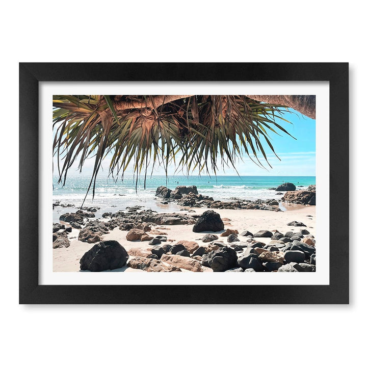 Kirra Surf Dreaming Wall Art Print A4 (21 x 29.7cm) / Matte Black Frame / White Border from our Australian Made Framed Wall Art, Prints & Posters collection by Profile Products (Australia) Pty Ltd