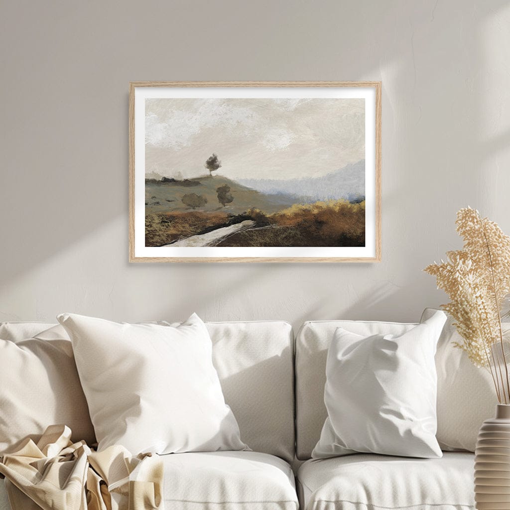 La Collina Abstract Wall Art Print by Dan Hobday from our Australian Made Framed Wall Art, Prints &amp; Posters collection by Profile Australia
