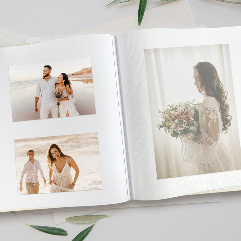 Lace Wedding Dry Mount Photo Album Large (2 Pack) from our Photo Albums collection by Profile Australia