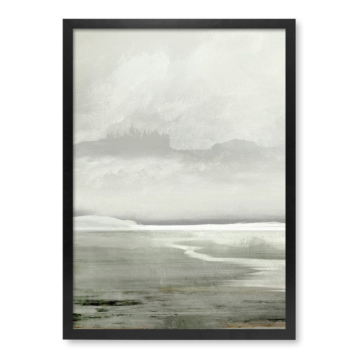 Lakes Abstract Wall Art Print by Dan Hobday A4 (21 x 29.7cm) / Matte Black Frame / No Border from our Australian Made Framed Wall Art, Prints & Posters collection by Profile Products (Australia) Pty Ltd