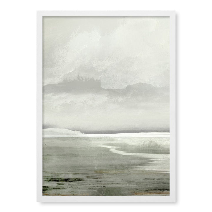 Lakes Abstract Wall Art Print by Dan Hobday A4 (21 x 29.7cm) / Matte White Frame / No Border from our Australian Made Framed Wall Art, Prints & Posters collection by Profile Products (Australia) Pty Ltd