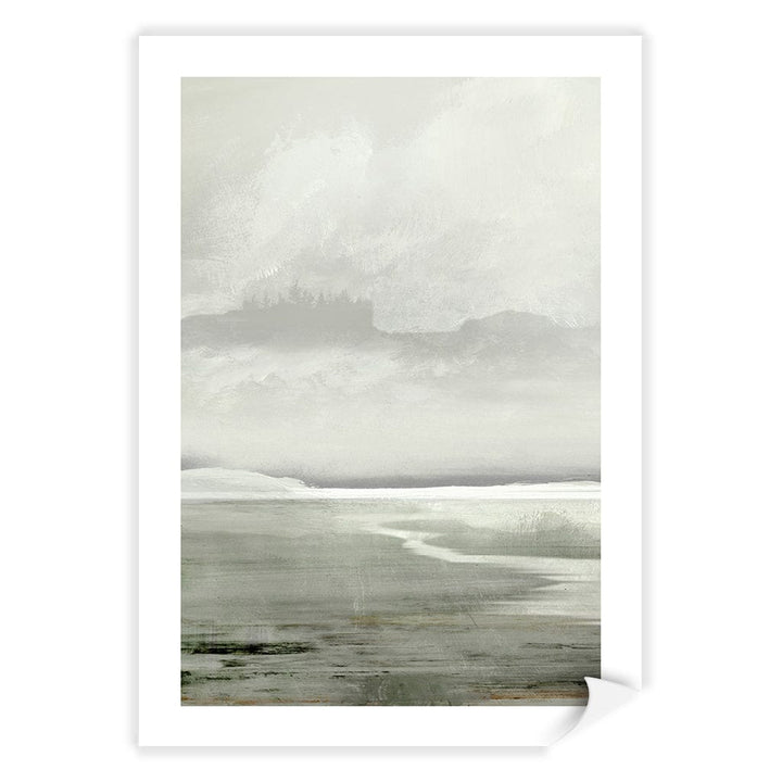 Lakes Abstract Wall Art Print by Dan Hobday A4 (21 x 29.7cm) / Print Only / White Border from our Australian Made Framed Wall Art, Prints & Posters collection by Profile Products (Australia) Pty Ltd