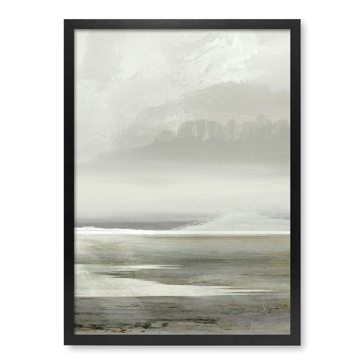 Lakes No2 Abstract Wall Art Print by Dan Hobday A4 (21 x 29.7cm) / Matte Black Frame / No Border from our Australian Made Framed Wall Art, Prints & Posters collection by Profile Products (Australia) Pty Ltd