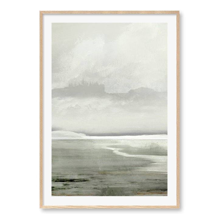 Lakes Wall Art Print A0 (84.1 x 118.9cm) / Natural Oak Frame / White Border from our Australian Made Wall Art collection by Profile Australia