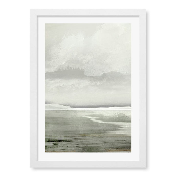 Lakes Wall Art Print A3 (29.7 x 42cm) / Matte White Frame / White Border from our Australian Made Wall Art collection by Profile Australia