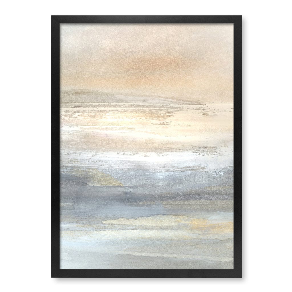 Land 2 Abstract Wall Art Print by Dan Hobday A4 (21 x 29.7cm) / Matte Black Frame / No Border from our Australian Made Framed Wall Art, Prints & Posters collection by Profile Products (Australia) Pty Ltd