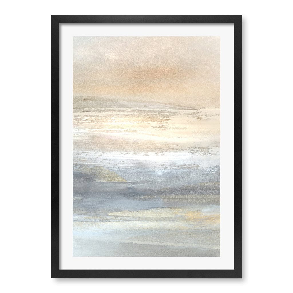 Land 2 Abstract Wall Art Print by Dan Hobday A4 (21 x 29.7cm) / Matte Black Frame / White Border from our Australian Made Framed Wall Art, Prints & Posters collection by Profile Products (Australia) Pty Ltd