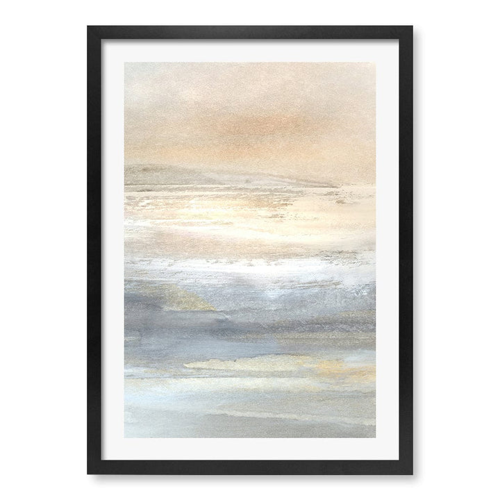 Land 2 Abstract Wall Art Print by Dan Hobday A4 (21 x 29.7cm) / Matte Black Frame / White Border from our Australian Made Framed Wall Art, Prints & Posters collection by Profile Products (Australia) Pty Ltd