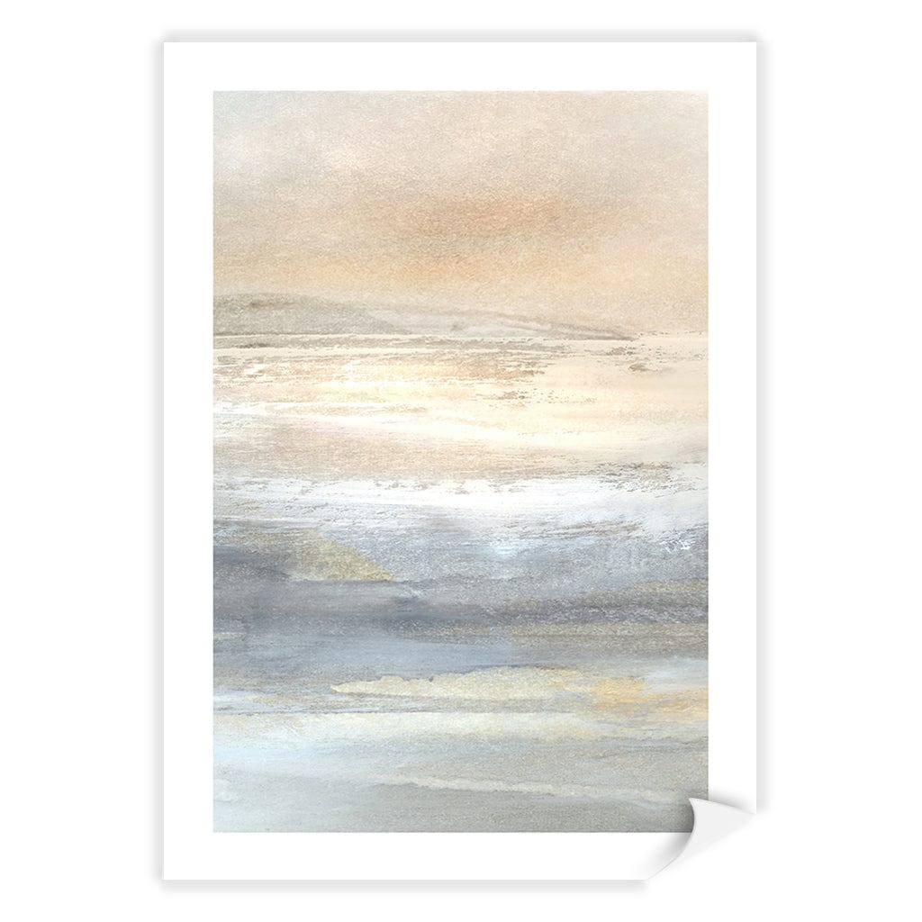 Land 2 Abstract Wall Art Print by Dan Hobday A4 (21 x 29.7cm) / Print Only / White Border from our Australian Made Framed Wall Art, Prints & Posters collection by Profile Products (Australia) Pty Ltd