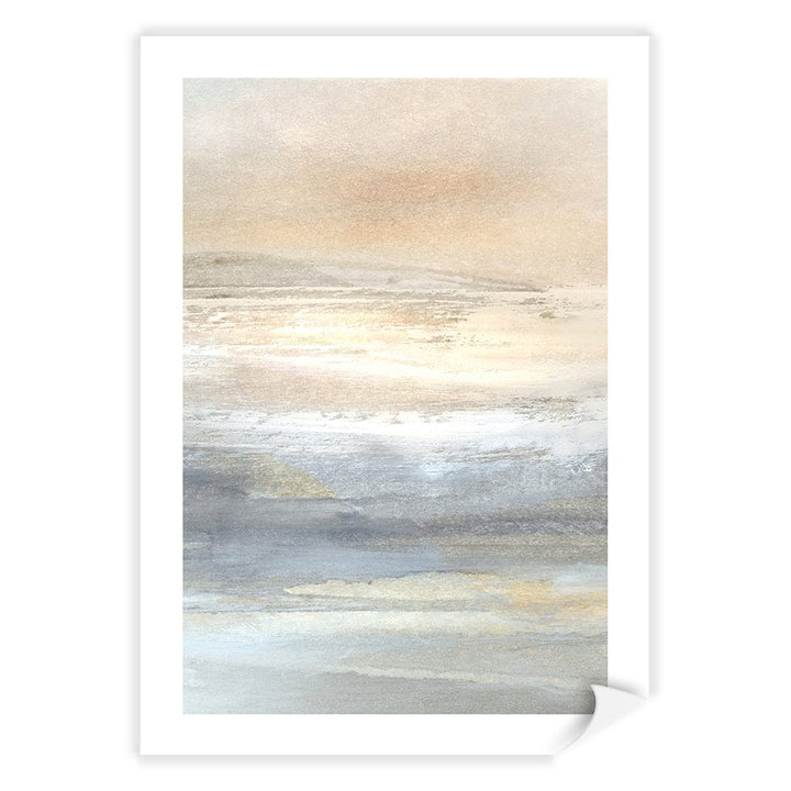 Land 2 Abstract Wall Art Print by Dan Hobday A4 (21 x 29.7cm) / Print Only / White Border from our Australian Made Framed Wall Art, Prints & Posters collection by Profile Products (Australia) Pty Ltd