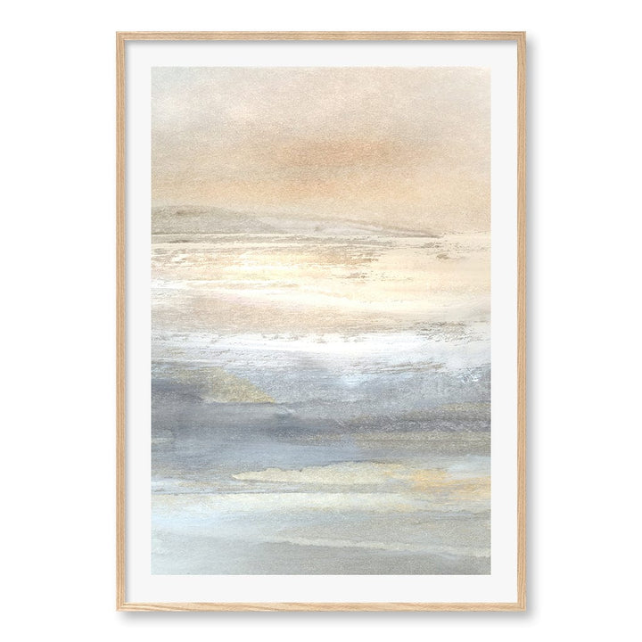 Land 2 Wall Art Print A0 (84.1 x 118.9cm) / Natural Oak Frame / White Border from our Australian Made Wall Art collection by Profile Australia