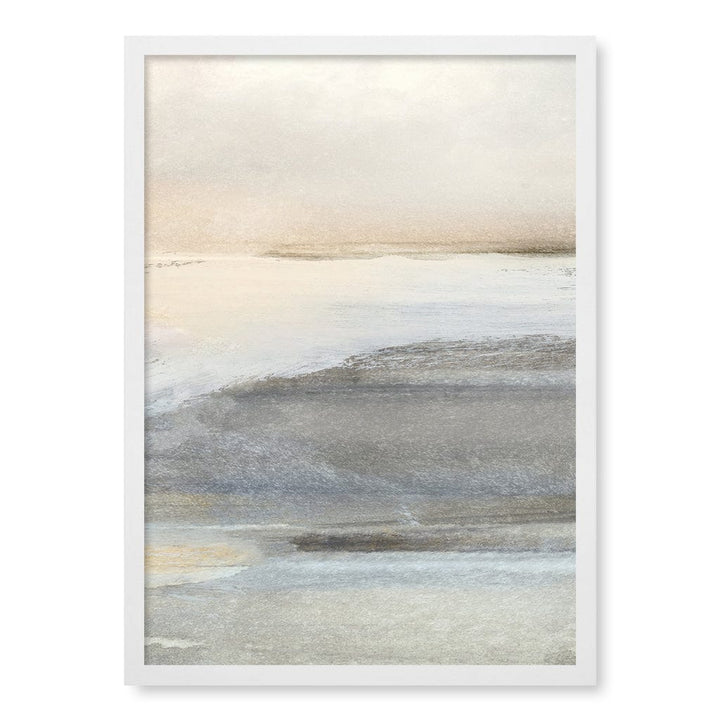 Land 3 Abstract Wall Art Print by Dan Hobday A4 (21 x 29.7cm) / Matte White Frame / No Border from our Australian Made Framed Wall Art, Prints & Posters collection by Profile Products (Australia) Pty Ltd