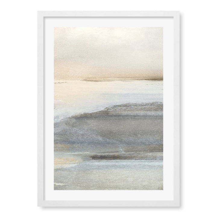 Land 3 Abstract Wall Art Print by Dan Hobday A4 (21 x 29.7cm) / Matte White Frame / White Border from our Australian Made Framed Wall Art, Prints & Posters collection by Profile Products (Australia) Pty Ltd