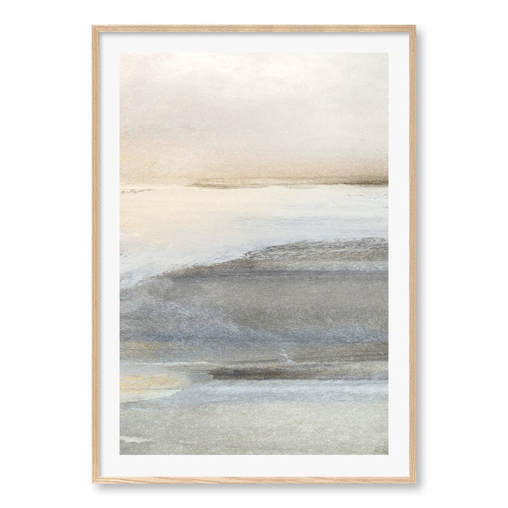 Land 3 Wall Art Print A0 (84.1 x 118.9cm) / Natural Oak Frame / White Border from our Australian Made Wall Art collection by Profile Australia