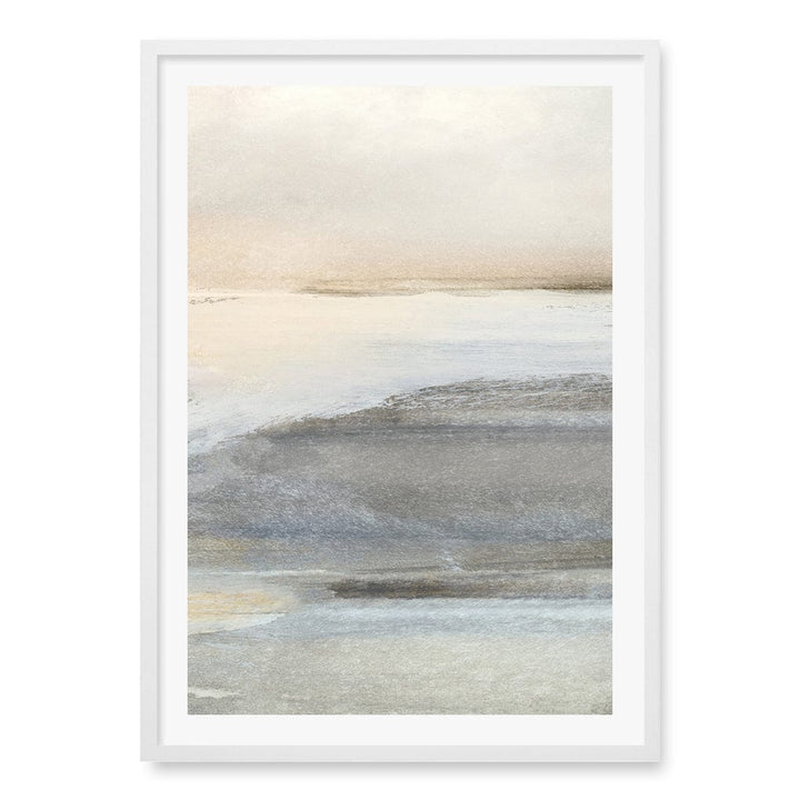 Land 3 Wall Art Print A1 (59.4 x 84.1cm) / Matte White Frame / White Border from our Australian Made Wall Art collection by Profile Australia