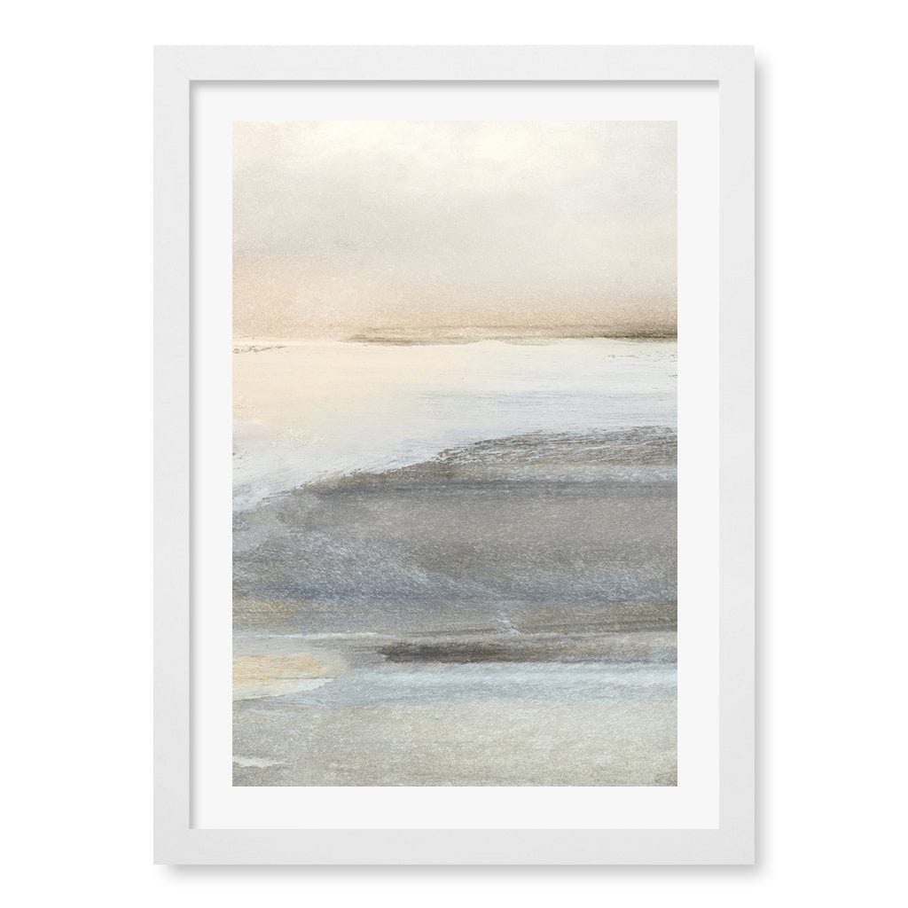 Land 3 Wall Art Print A3 (29.7 x 42cm) / Matte White Frame / White Border from our Australian Made Wall Art collection by Profile Australia