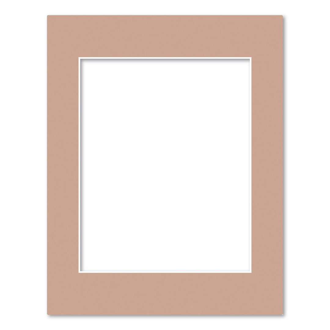 Latte Brown Acid-Free Mat Board 11x14in (27.9x35.5cm) to suit 8x10in (20x25cm) image from our Mat Boards collection by Profile Products (Australia) Pty Ltd