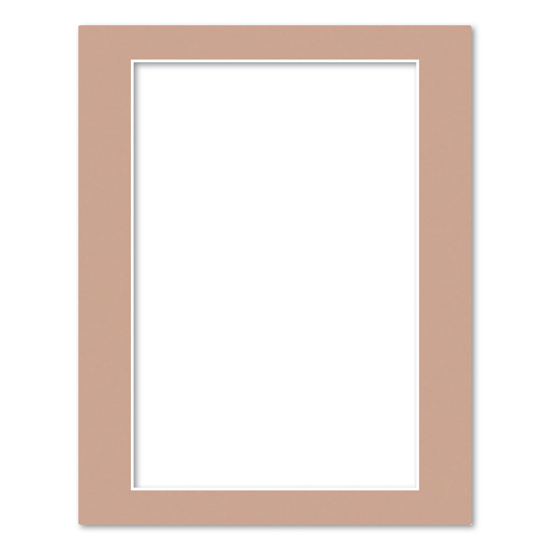 Latte Brown Acid-Free Mat Board 11x14in (27.9x35.5cm) to suit 8x12in (20x30cm) image from our Mat Boards collection by Profile Products (Australia) Pty Ltd