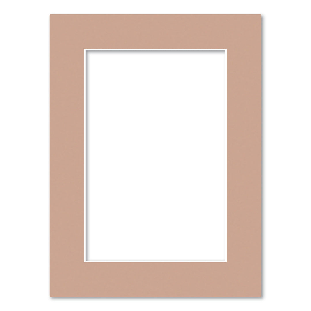 Latte Brown Acid-Free Mat Board 12x16in (30.5x40.6cm) to suit 8x12in (20x30cm) image from our Mat Boards collection by Profile Products (Australia) Pty Ltd