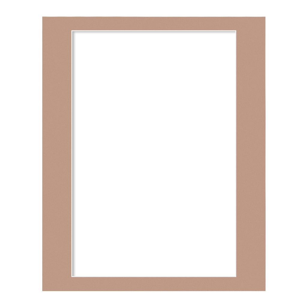 Latte Brown Acid-Free Mat Board 16x20in (40.6x50.8cm) to suit 12x18in (30x45cm) image from our Custom Cut Mat Boards collection by Profile Products Australia