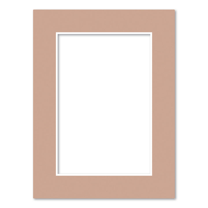 Latte Brown Acid-Free Mat Board 6x8in (15.2x20.3cm) to suit 4x6in (10x15cm) image from our Mat Boards collection by Profile Products (Australia) Pty Ltd