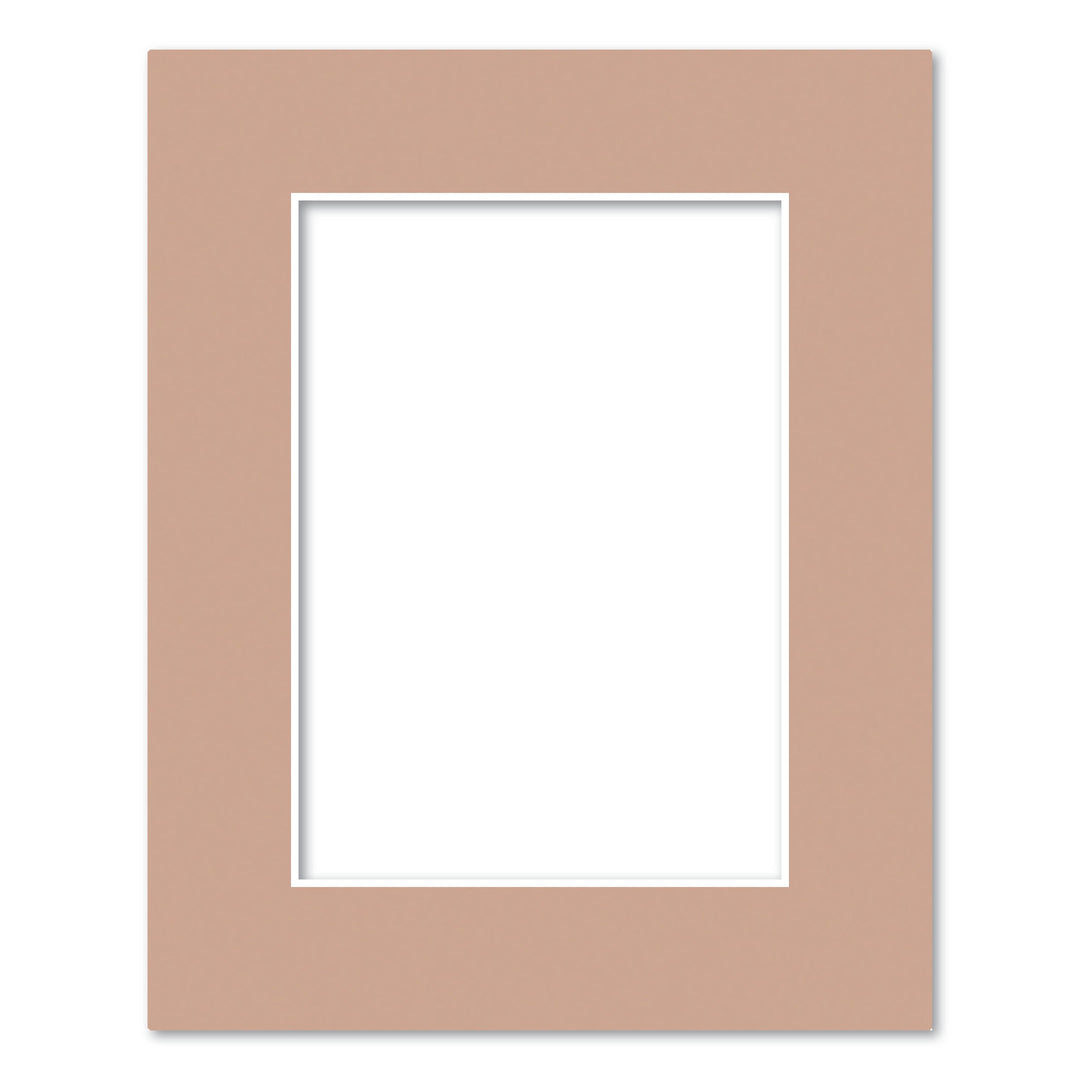 Latte Brown Acid-Free Mat Board 8x10in (20.3x25.4cm) to suit 5x7in (13x18cm) image from our Mat Boards collection by Profile Products (Australia) Pty Ltd