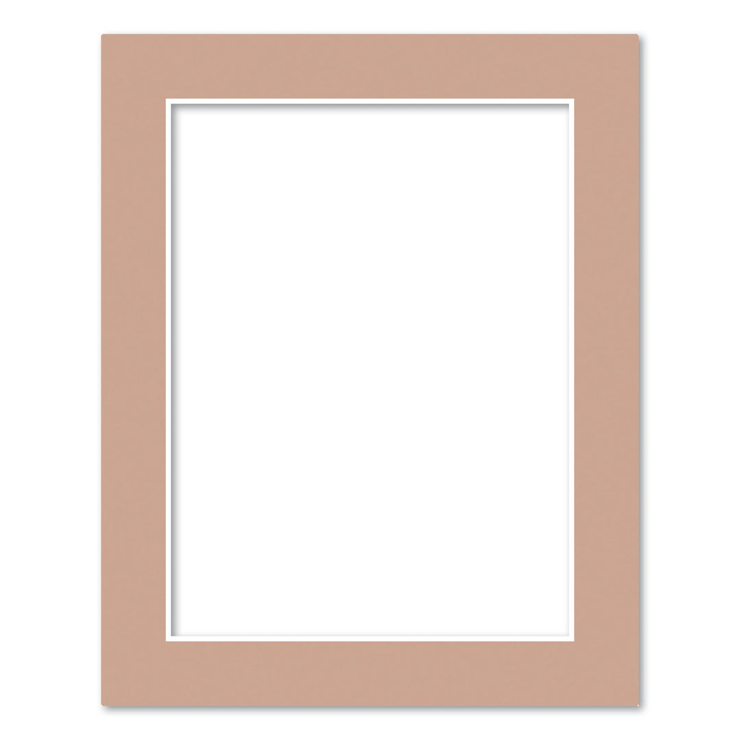 Latte Brown Acid-Free Mat Board 8x10in (20.3x25.4cm) to suit 6x8in (15x20cm) image from our Mat Boards collection by Profile Products (Australia) Pty Ltd