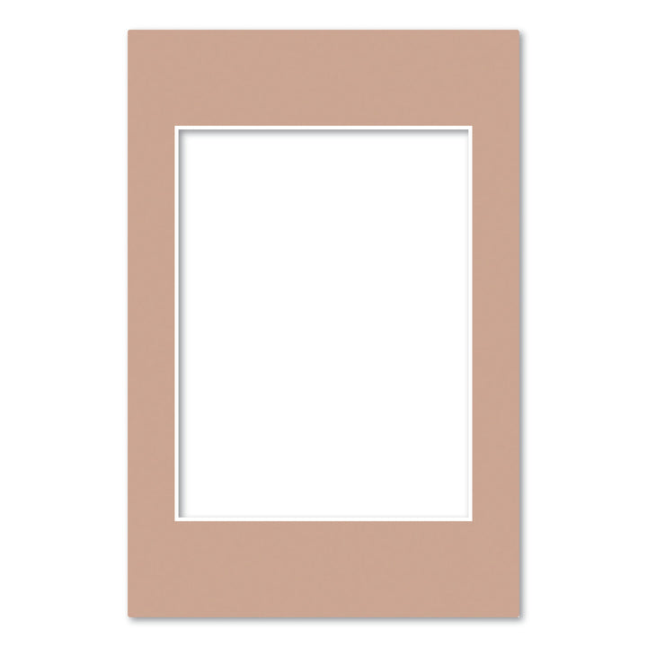 Latte Brown Acid-Free Mat Board 8x12in (20.3x30.5cm) to suit 6x8in (15x20cm) image from our Mat Boards collection by Profile Products (Australia) Pty Ltd