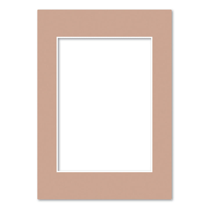 Latte Brown Acid-Free Mat Board A4 (21x29.7cm) to suit A5 (15x21cm) image from our Mat Boards collection by Profile Products (Australia) Pty Ltd