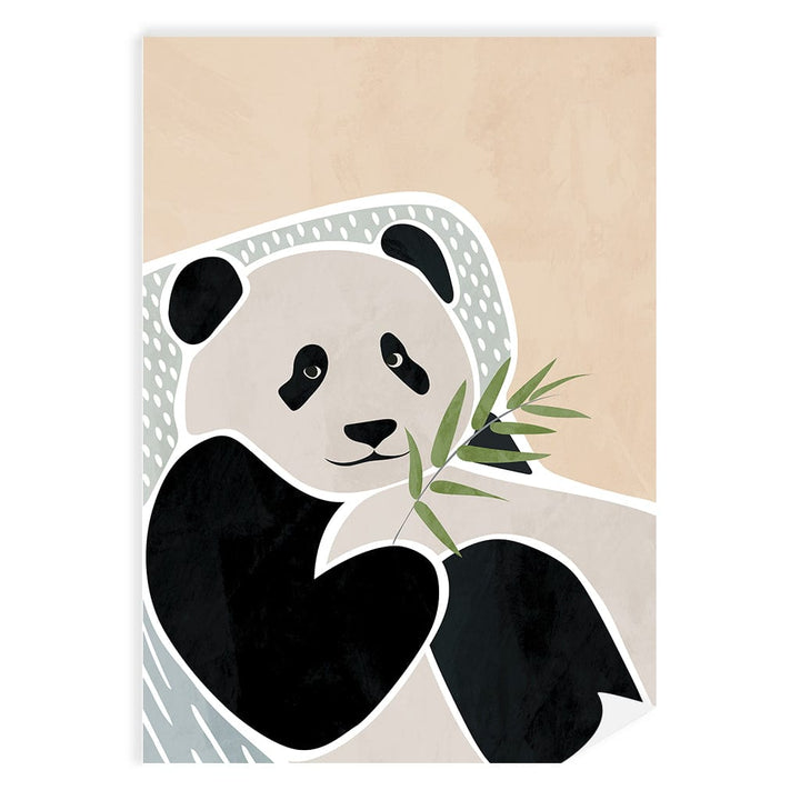 Lazy Panda Nursery Wall Art Print A4 (21 x 29.7cm) / Print Only / No Border from our Australian Made Framed Wall Art, Prints & Posters collection by Profile Products (Australia) Pty Ltd