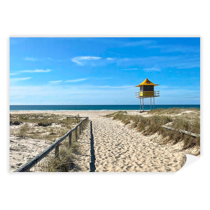 Lifeguard Tower 1 Wall Art Print A4 (21 x 29.7cm) / Print Only / No Border from our Australian Made Framed Wall Art, Prints & Posters collection by Profile Products (Australia) Pty Ltd