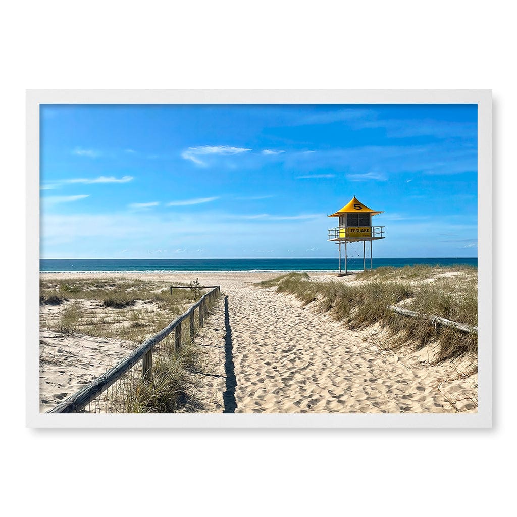 Lifeguard Tower 1 Wall Art Print from our Australian Made Framed Wall Art, Prints & Posters collection by Profile Products (Australia) Pty Ltd
