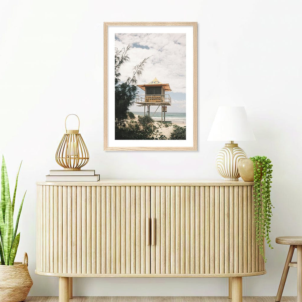Lifeguard Tower 2 Wall Art Print from our Australian Made Framed Wall Art, Prints & Posters collection by Profile Products (Australia) Pty Ltd
