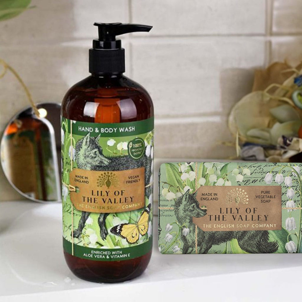 Lily of the Valley Body Wash & Soap Bar Bundle - The English Soap Company from our Body & Bath collection by The English Soap Company