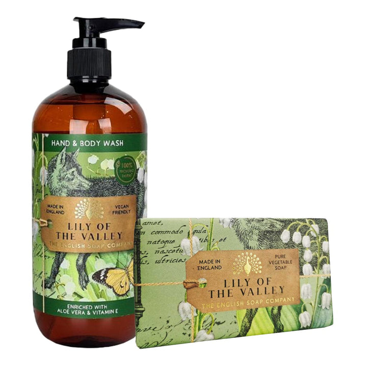 Lily of the Valley Body Wash & Soap Bar Bundle - The English Soap Company from our Body & Bath collection by The English Soap Company