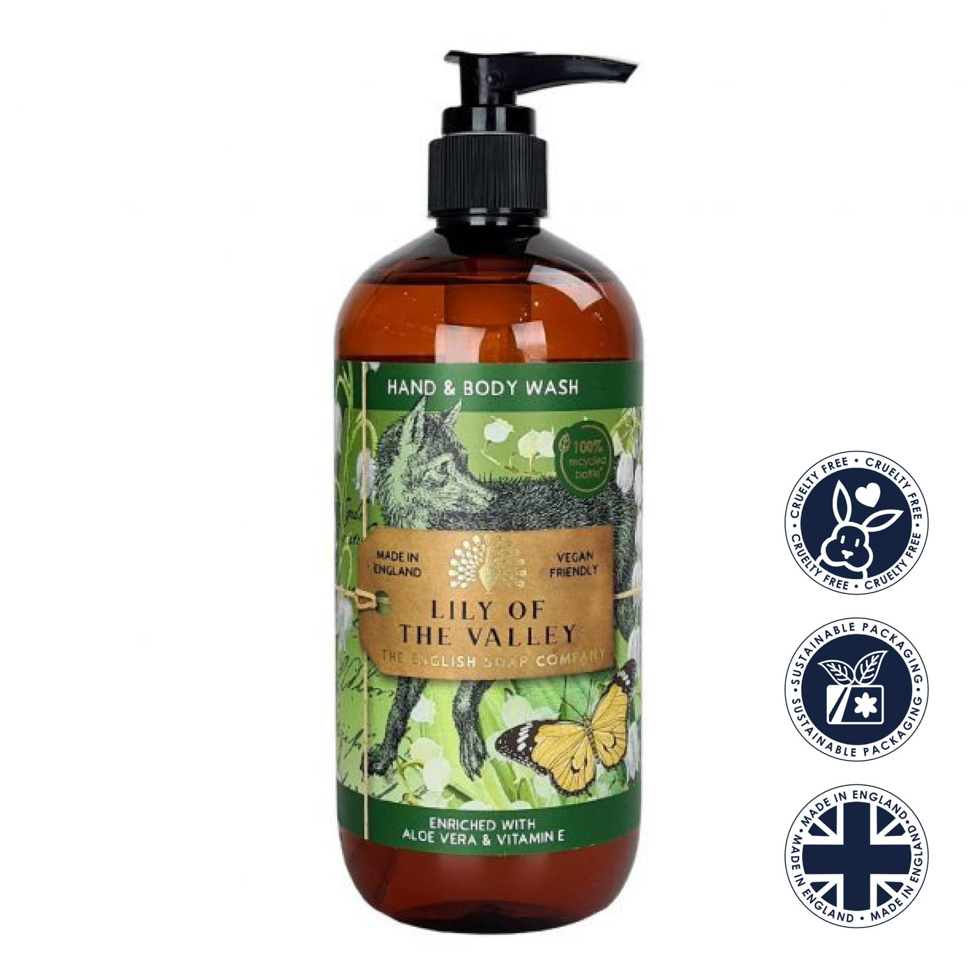 Lily of the Valley Hand & Body Wash - Anniversary Collection from our Liquid Hand & Body Soap collection by The English Soap Company