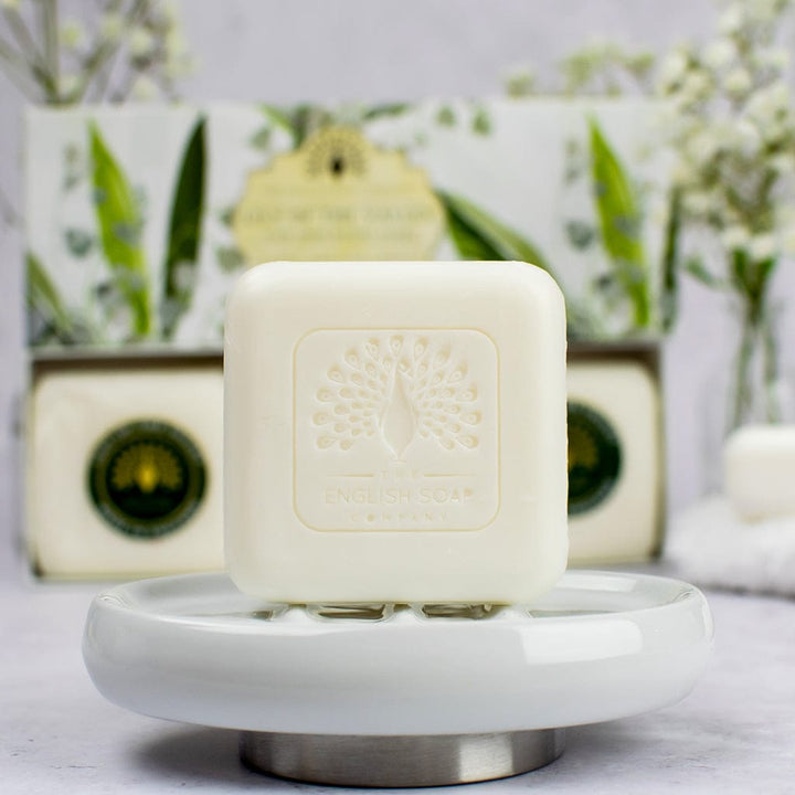 Lily of the Valley Triple Soap Bars Gift Set 3x100g from our Luxury Bar Soap collection by The English Soap Company