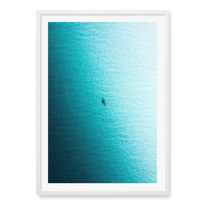 Lone Hunter Wall Art Print A1 (59.4 x 84.1cm) / Matte White Frame / White Border from our Australian Made Framed Wall Art, Prints & Posters collection by Profile Products (Australia) Pty Ltd