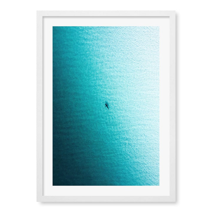 Lone Hunter Wall Art Print A2 (42 x 59.4cm) / Matte White Frame / White Border from our Australian Made Framed Wall Art, Prints & Posters collection by Profile Products (Australia) Pty Ltd