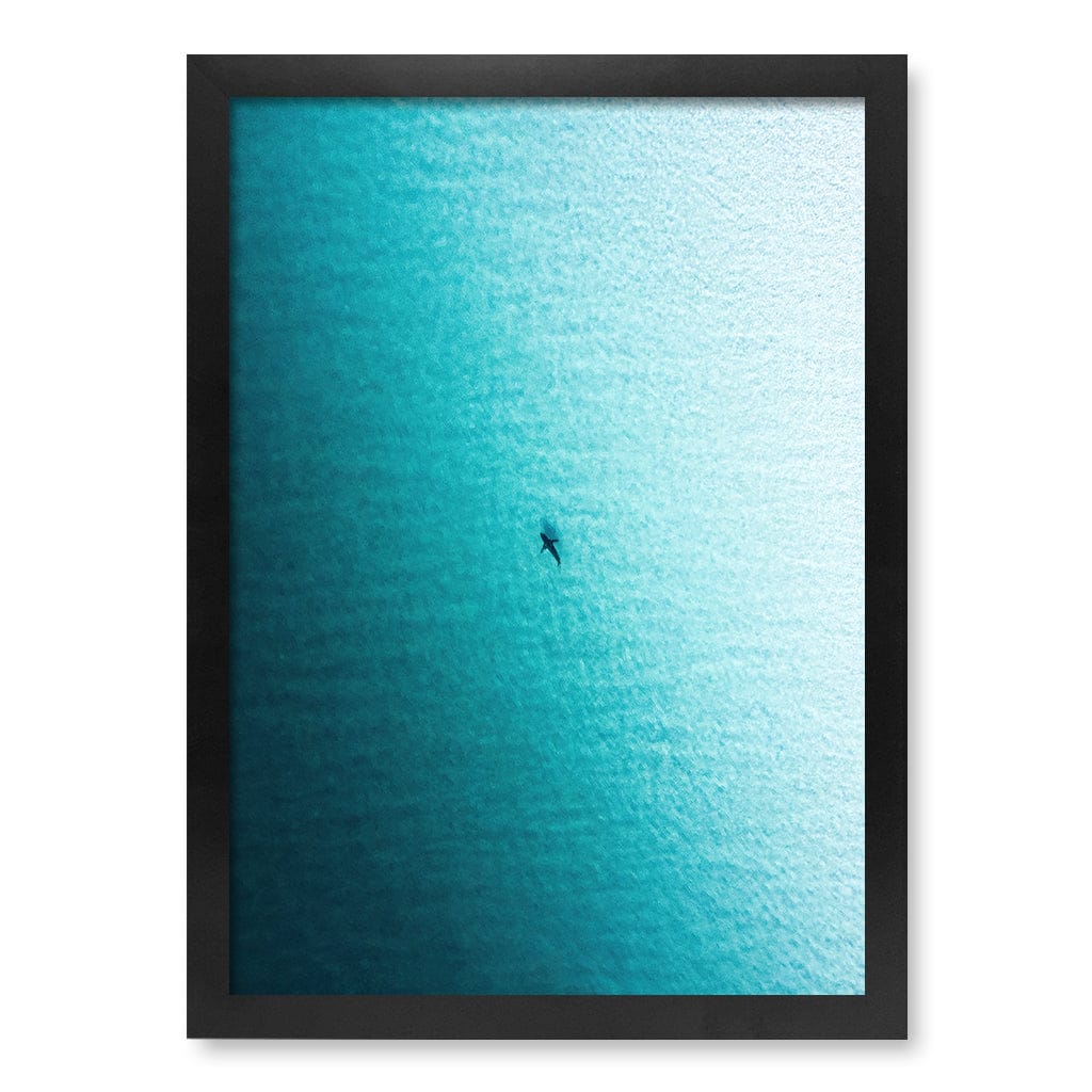 Lone Hunter Wall Art Print A3 (29.7 x 42cm) / Matte Black Frame / No Border from our Australian Made Framed Wall Art, Prints & Posters collection by Profile Products (Australia) Pty Ltd