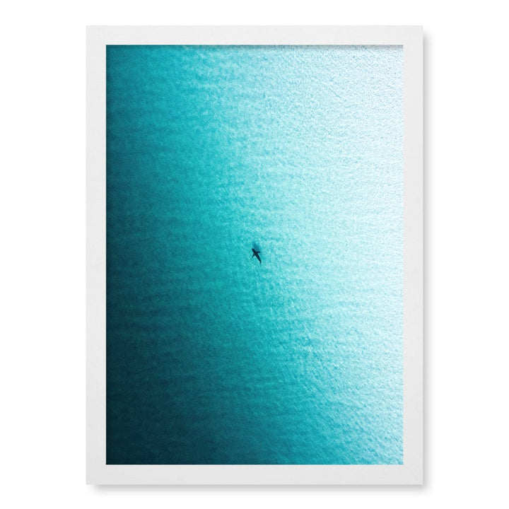 Lone Hunter Wall Art Print A3 (29.7 x 42cm) / Matte White Frame / No Border from our Australian Made Framed Wall Art, Prints & Posters collection by Profile Products (Australia) Pty Ltd