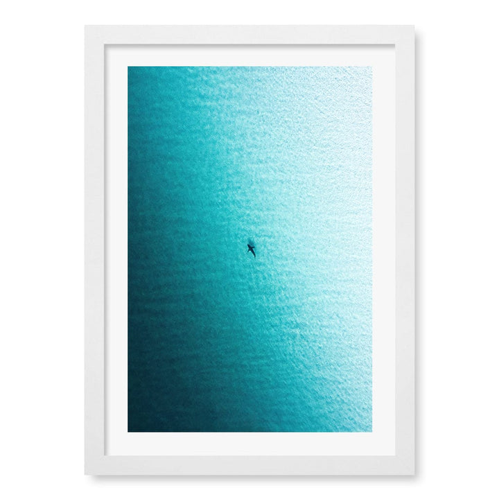 Lone Hunter Wall Art Print A3 (29.7 x 42cm) / Matte White Frame / White Border from our Australian Made Framed Wall Art, Prints & Posters collection by Profile Products (Australia) Pty Ltd