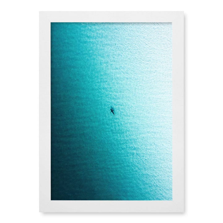 Lone Hunter Wall Art Print A4 (21 x 29.7cm) / Matte White Frame / No Border from our Australian Made Framed Wall Art, Prints & Posters collection by Profile Products (Australia) Pty Ltd