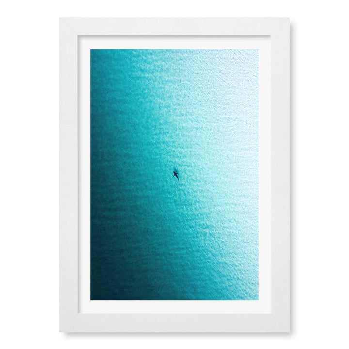 Lone Hunter Wall Art Print A4 (21 x 29.7cm) / Matte White Frame / White Border from our Australian Made Framed Wall Art, Prints & Posters collection by Profile Products (Australia) Pty Ltd
