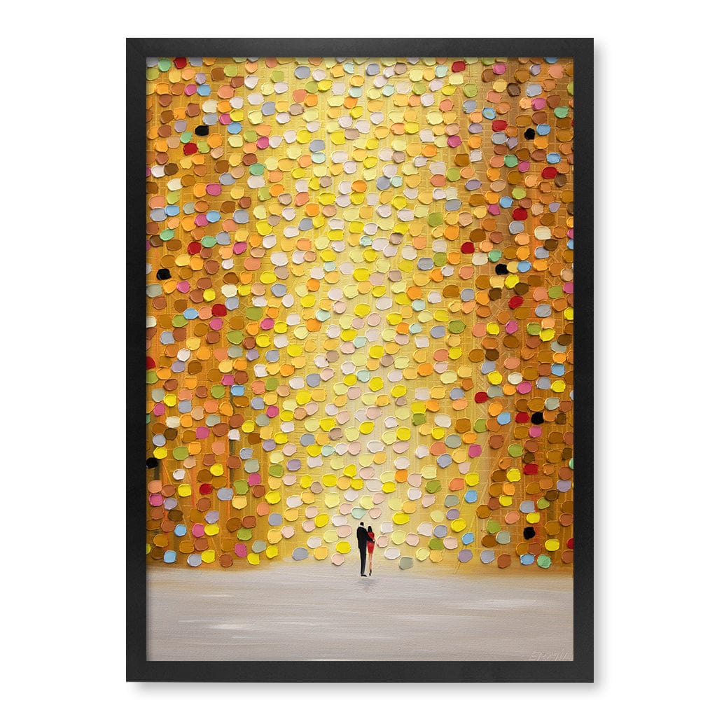 Love Me Modern Wall Art Print A4 (21 x 29.7cm) / Matte Black Frame / No Border from our Australian Made Framed Wall Art, Prints & Posters collection by Profile Products (Australia) Pty Ltd
