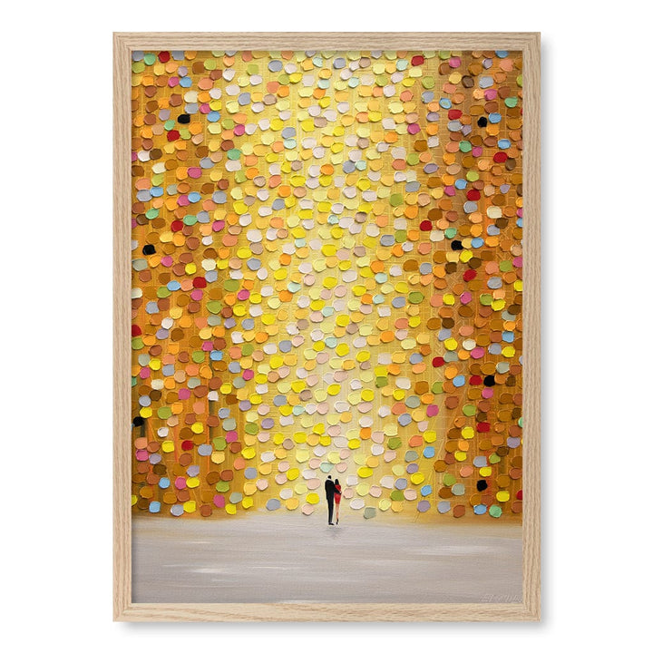 Love Me Modern Wall Art Print A4 (21 x 29.7cm) / Natural Oak Frame / No Border from our Australian Made Framed Wall Art, Prints & Posters collection by Profile Products (Australia) Pty Ltd