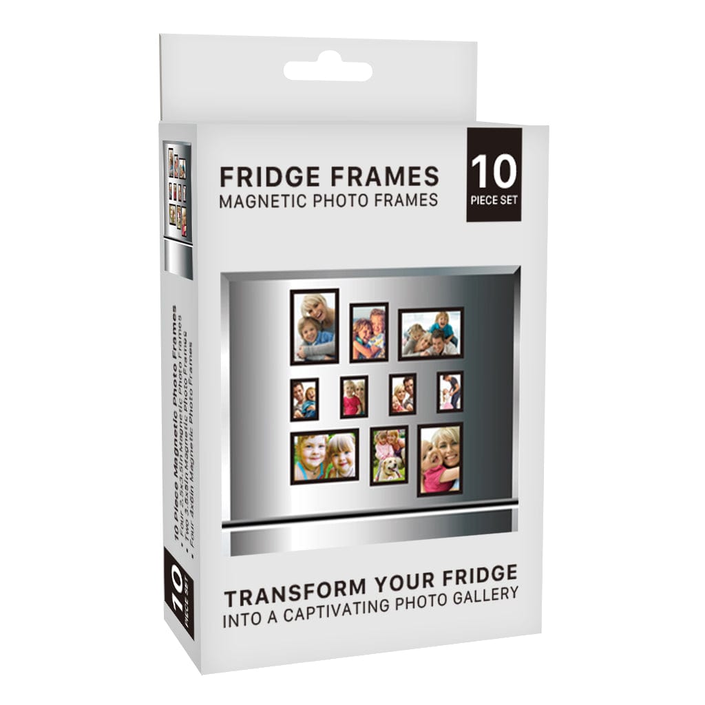 Magnetic Fridge Frames 10 Piece Photo Frames Set from our Acrylic & Novelty Frames collection by Profile Products (Australia) Pty Ltd