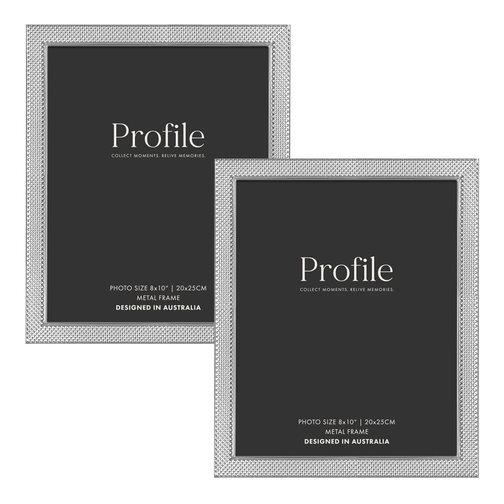 Matrix Silver Metal Frame Value Pack 8x10 (2 pack bundle) from our Metal Photo Frames collection by Profile Products (Australia) Pty Ltd