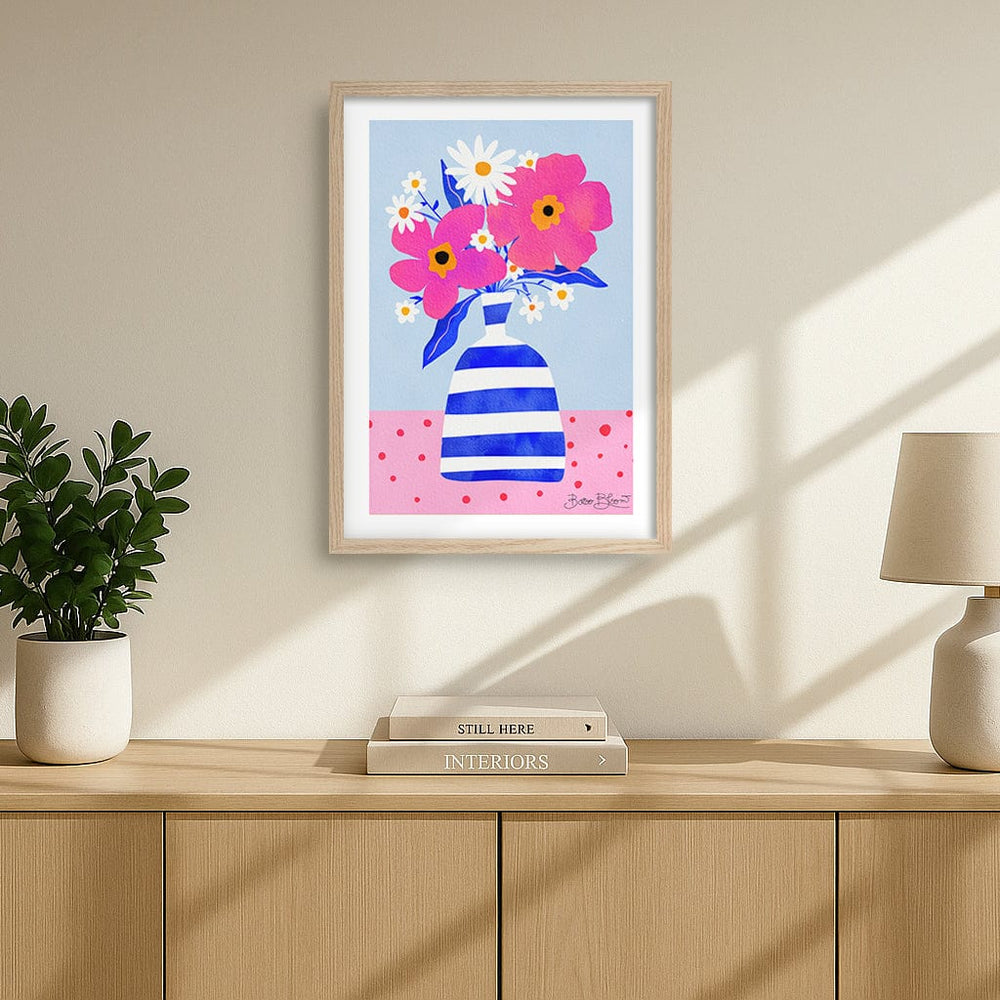 Maximalist Flowers Modern Wall Art Print by Baroo Bloom from our Australian Made Framed Wall Art, Prints & Posters collection by Profile Products (Australia) Pty Ltd